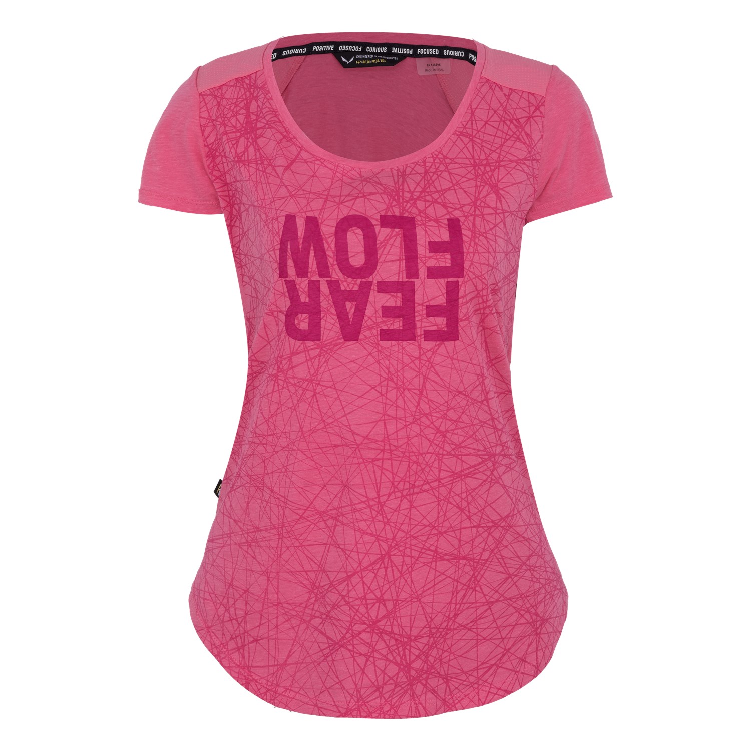 T-Shirts Salewa Alpine Hemp Print Mulher Roxo/Marrom Rosa 816CLIPYV